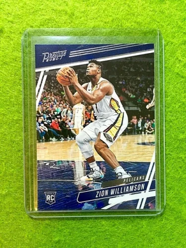 ZION WILLIAMSON ROOKIE CARD JERSEY #1 PELICANS RC 2019-20 Chronicles PRESTIGE rc