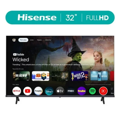 Hisense 32 inch Full HD Smart Google TV (32H40G) - FHD Resolution, DTS Virtual:X, AI Sports Mode