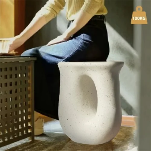 MOEPISY Concrete End Table