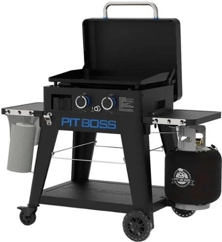 Pit Boss Ultimate Outdoor Gas 2-Burner Griddle - Black