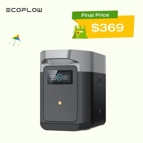 EcoFlow DELTA 2 Smart Generator Extra Battery 1024Wh for Outdoor, RV, LiFePO4