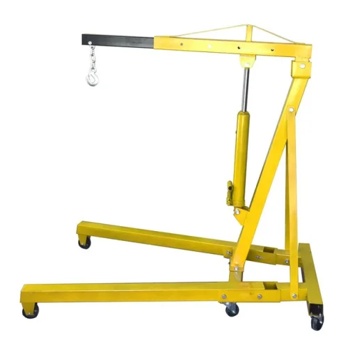 2 TON Red Engine Motor Hoist Cherry Picker Shop Crane Lift FoldableYellow