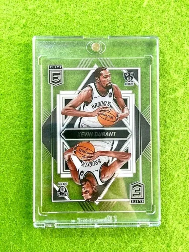KEVIN DURANT CLEAR CARD JERSEY #7 NETS 2021-22 Panini Elite DECK Kevin Durant SP
