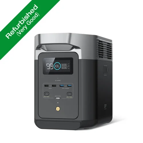 Refurbished EcoFlow DELTA 2 1024Wh LFP Portable Power Station for Indoor/Outdoor Use