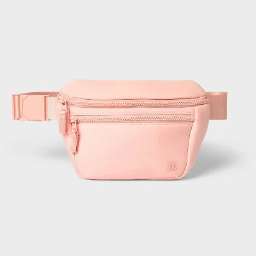 Premium Belt Bag Blush - All In Motion&trade;: Water-Resistant Knit Fanny Pack