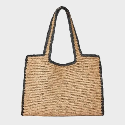 Straw XL Tote Bag - A New Day&trade; Natural
