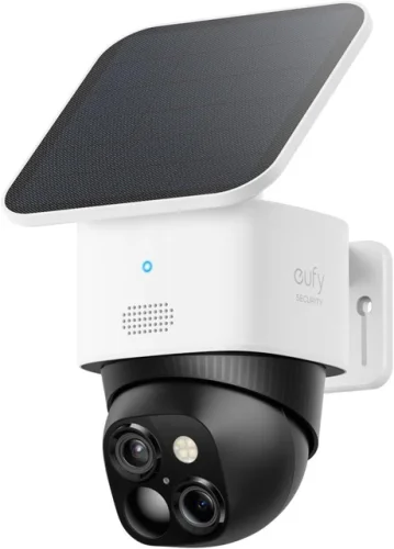 eufy SoloCam S340 Outdoor Solar Security Camera 3K Dual-Camera Pan&Tilt 8xZoom
