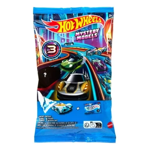 Hot Wheels Mystery Models Surprise Toy Car or Truck in 1:64 Scale (Styles & Colors May Vary)