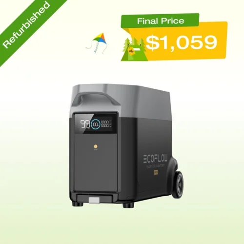 Refurbished EcoFlow DELTA Pro Generator Extra Battery 3600Wh LFP Certified