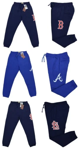 Mitchell & Ness Cooperstown MLB Sweatpants Men&rsquo;s Repeat Logo Fleece NWT