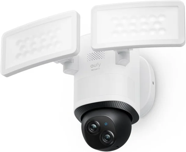 eufy Floodlight Camera E340 Security Camera 3K Dual Camera Color Night Vision