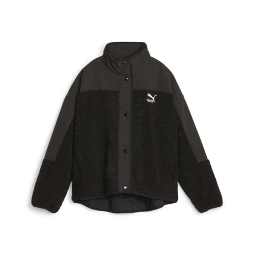 PUMA Classics Sherpa Jacket Womens Size XL  Casual Athletic Outerwear 62169101