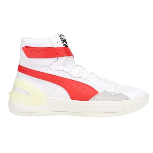 PUMA Sky Modern Basketball  Mens White Sneakers Athletic Shoes 194042-03