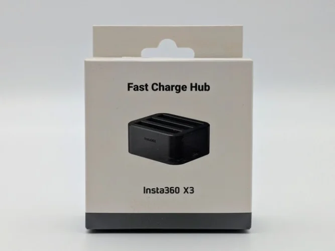 Insta360 X3 Fast Battery Charger Hub - Black, Sealed - Fast Charging for Your Action Camera