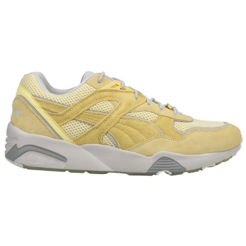 PUMA R698 Minerals Lace Up  Mens Yellow Sneakers Casual Shoes 38757702