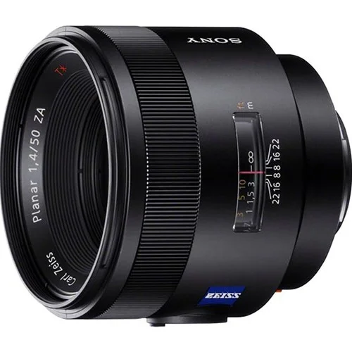 Sony SAL50F14Z Carl Zeiss Planar T 50mm f/1.4 Lens - Open Box