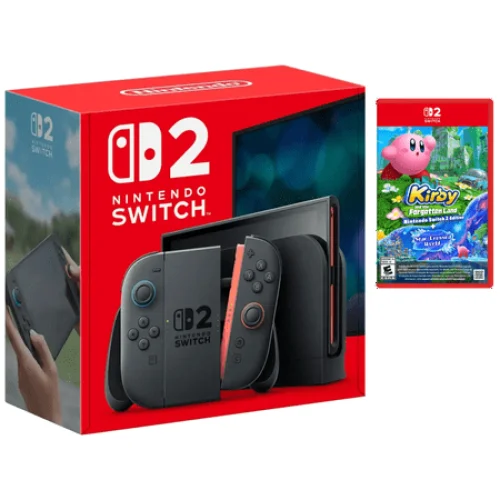 Nintendo Switch 2 Console with Kirby The Forgotten Land Bundle