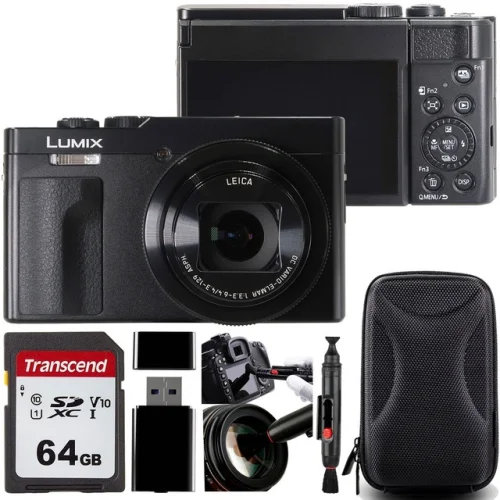 Panasonic Lumix ZS99 30X Optical Zoom Digital Camera (Black) Basic Camera Bundle
