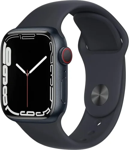 Apple Watch Series 7 Aluminum 45mm GPS + Cellular Midnight Black (Excellent)