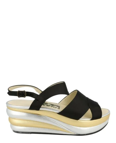 Ferragamo Womens Balance Archive Limited Edition 1938 Wedge Sandals