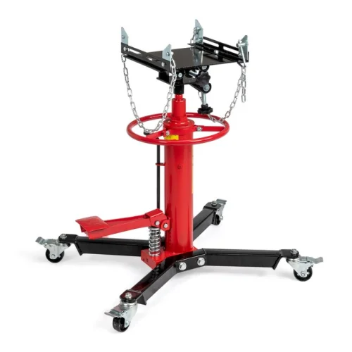 1660lbs Transmission Jack 2 Stage Hydraulic w/ 360&deg; for car lift 0.75 Ton Red