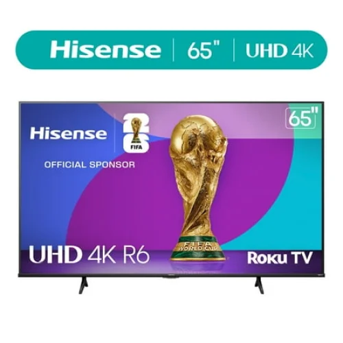 Hisense 65" Class 4K UHD Roku Smart TV HDR R6 Series 65R6E4