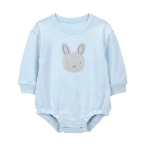 Carter's Child of Mine Baby Bubble Bodysuit, Sizes Preemie-6/9 Months - Easter Bunny Graphics