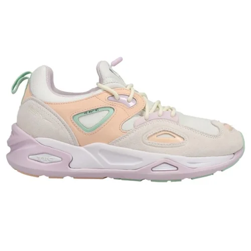 PUMA Trc Blaze Candy Lace Up  Womens Beige, Purple Sneakers Casual Shoes 3885880