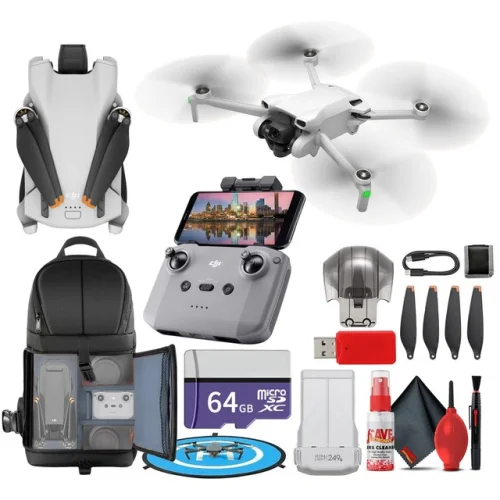 DJI Mini 3 with DJI RC-N1 Remote (CP.MA.00000584.01) + 64GB  Card + More