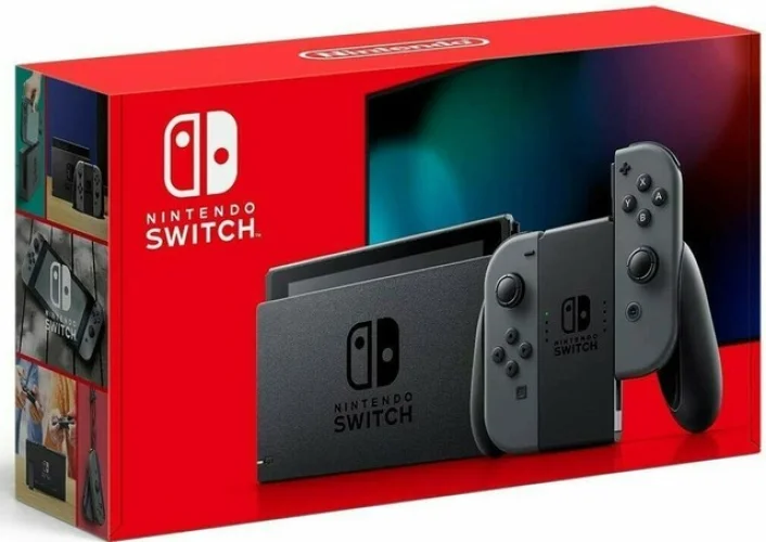 Nintendo Switch Gray Joy Cons 32GB Gaming Console with 2-Day Shipping and 1-Year Warranty