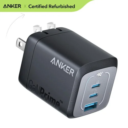 Anker Prime 67W USB C Charger 3-Port GaN Wall Charger Fast PPS Charging for Phone