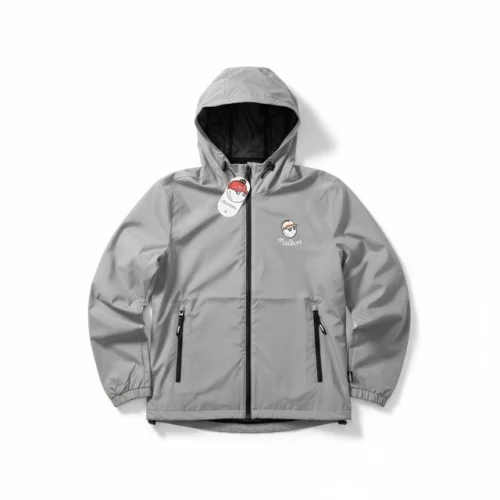 New Men's Malbon Rain Golf Jacket Shell Performance Full Zip Hooded Jacket