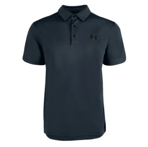 Mens UA Under Armour Muscle Golf Polo Shirt Top Performance Black Navy NF New