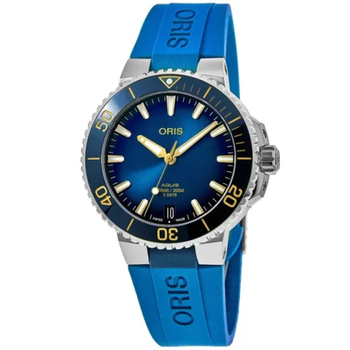 New Oris Aquis Automatic Blue Dial Men's Watch 01 400 7769 4125-07 4 22 75FC