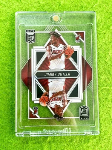 JIMMY BUTLER CLEAR CARD JERSEY #22 HEAT  2021-22 Donruss Elite DECK Jimmy Butler