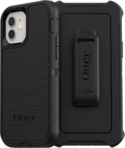 OtterBox DEFENDER SERIES Case & Holster for Apple iPhone 12 Mini - Black