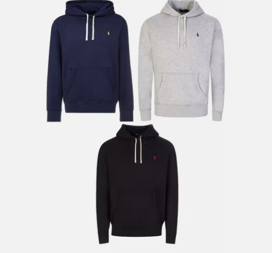 Mens Polo Ralph Lauren Hoody Hooded Fleece Lined Sweatshirt Jacket New With Tags