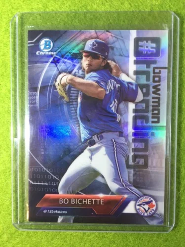 BO BICHETTE ROOKIE CARD JERSEY #11 RC REFRACTOR SP BLUE JAYS  2018 Bowman Chrome