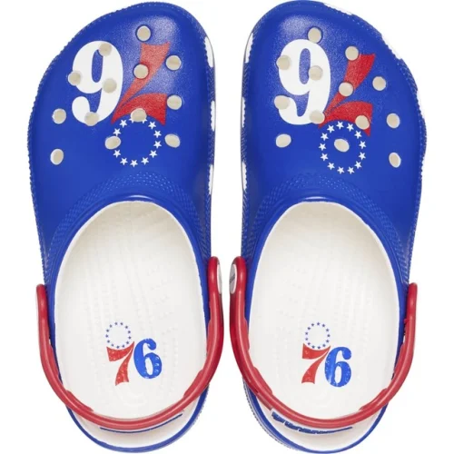 Crocs Adult NBA Philadelphia 76ers Classic Clogs