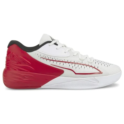 PUMA Stewie 1 Team Basketball  Womens Red, White Sneakers Athletic Shoes 3782620