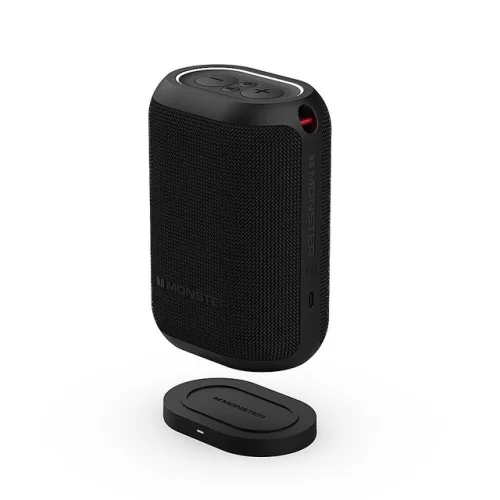 Monster DNA ONE Portable Bluetooth Speaker with Qi Wireless Charging - Black