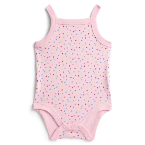 Wonder Nation Baby Girls' Tank Bodysuit, Sizes 0M-24M