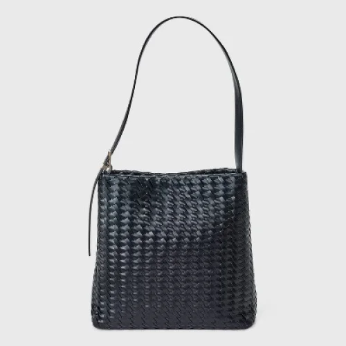 Woven Bucket Bag - A New Day&trade; Black