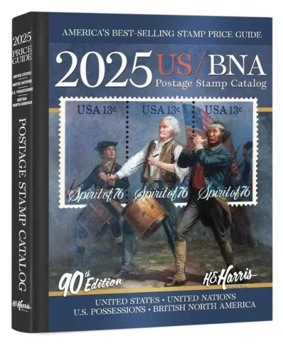 2025 US / BNA Postage Stamp Catalog Price List Harris Collector Guide Book New