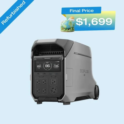 EcoFlow DELTA Pro 3 4000Wh LFP Portable Power Station Certified Refurbished
