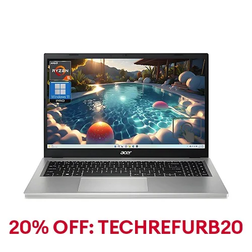 Acer Aspire 3 15.6" Laptop FHD Ryzen 5 7520U 16GB LPDDR5 RAM 1TB SSD Refurbished