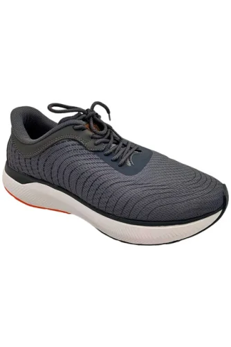 Johnston & Murphy Men's Miles Knit U-Throat Athletic Sneaker Gray
