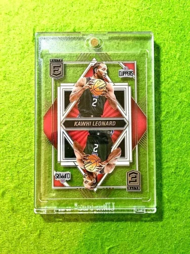 KAWHI LEONARD CLEAR CARD JERSEY #2 CLIPPERS SP  2021-22 Elite DECK Kawhi Leonard