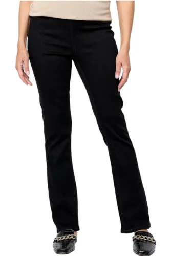Denim & Co. Signature Perfect Flex Pull-On Jeans Black