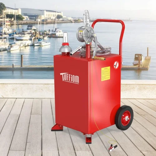 20 Gallon Gas Fuel Diesel Caddy Transfer Tank Container Labor-saving Design New